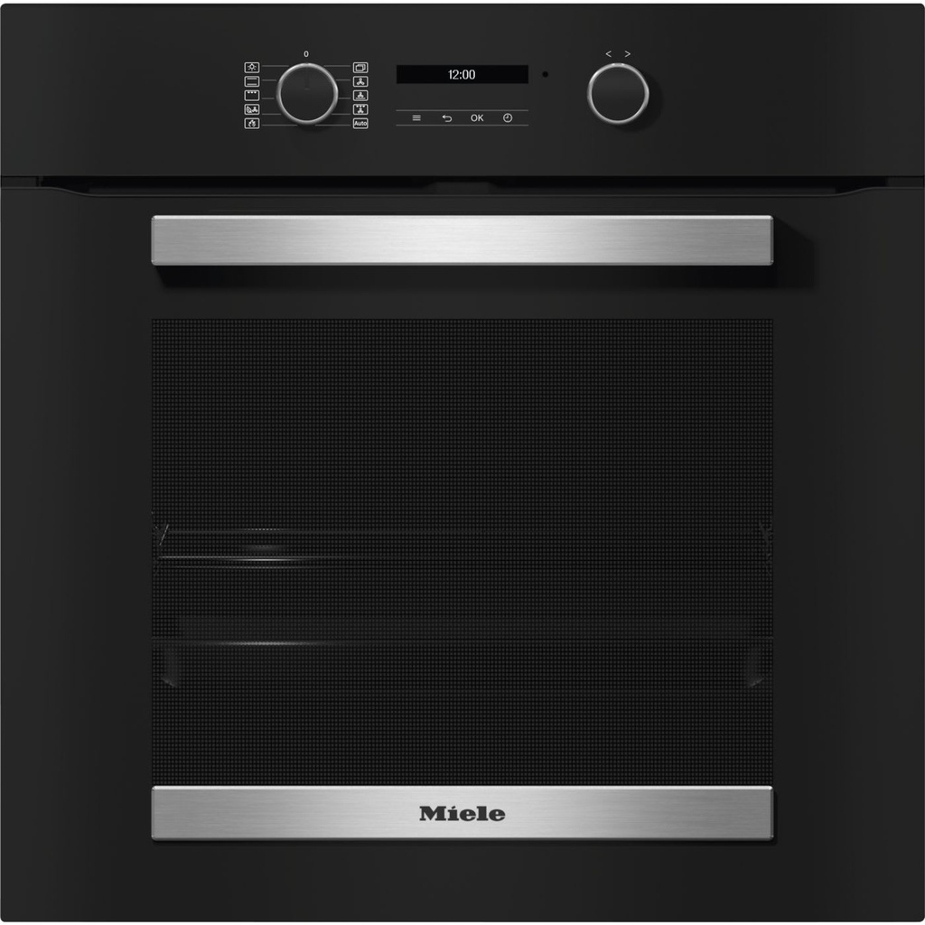 MIELE Oven 76L obsidiaanzwart/cleansteel