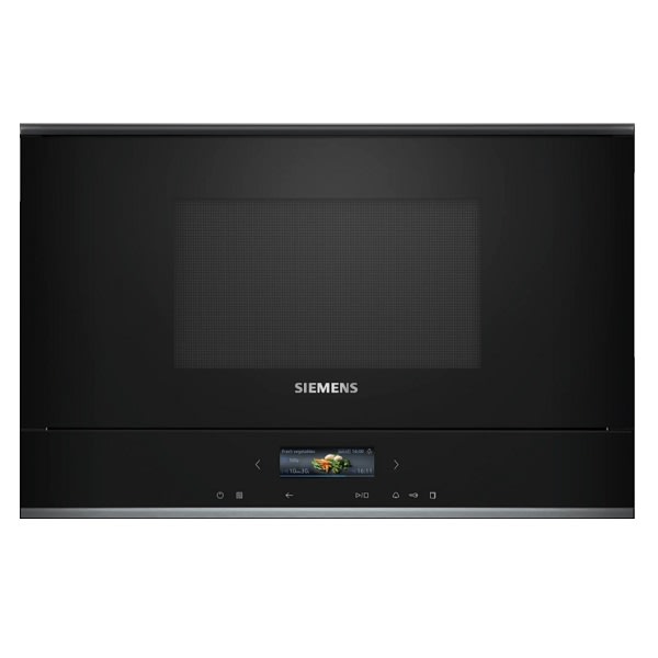 Siemens Huishoud Microgolfoven inbouw iQ700 38cm zwart