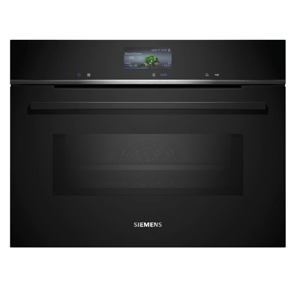 Siemens Huishoud Oven combi-microgolf HC 45cm zwart