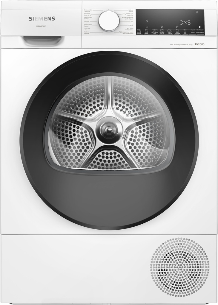 Siemens Huishoud Droogautomaat iQ500 warmtepomp 9kg C