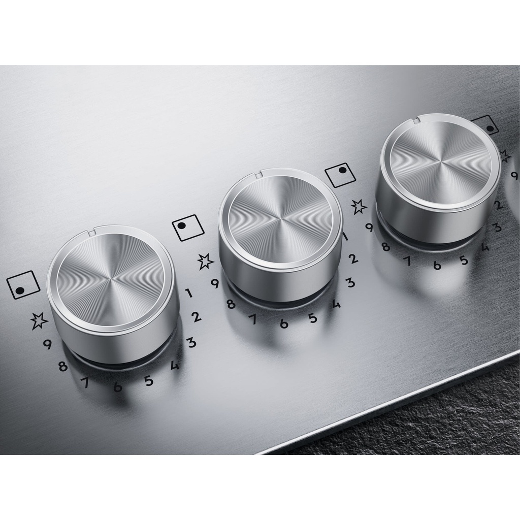 AEG Gaskookplaat 75cm inox