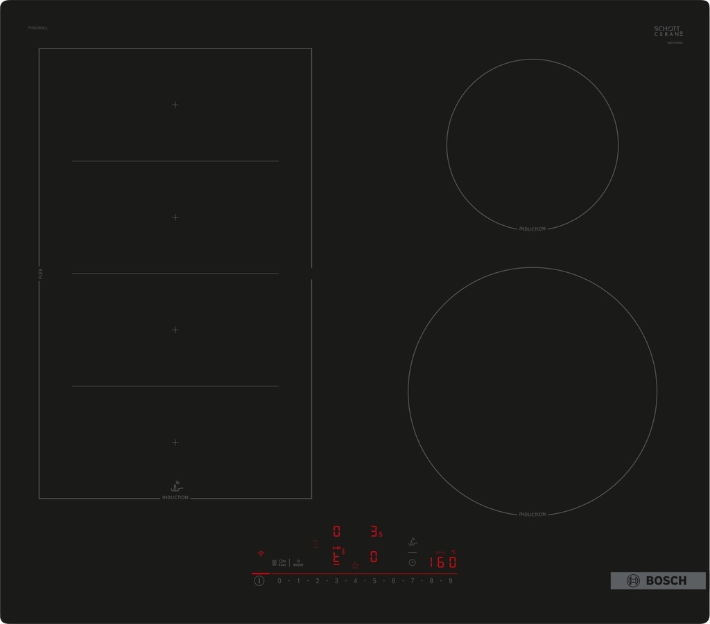 BOSCH Kookplaat HC - Serie 6 Inductie 60 cm, F
