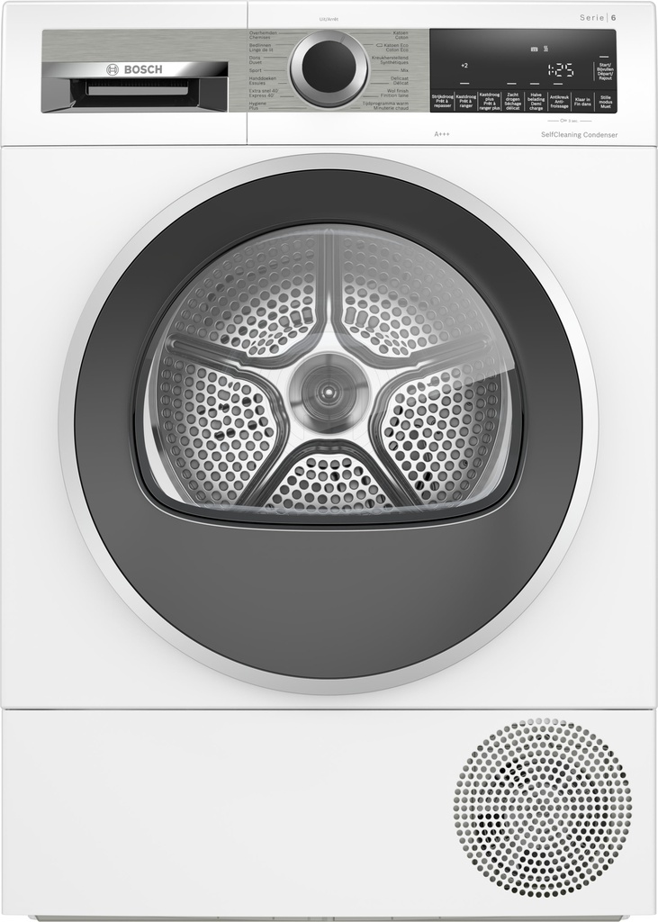 BOSCH Droogkast Serie 6 Vrijstaand 8 kg, rever