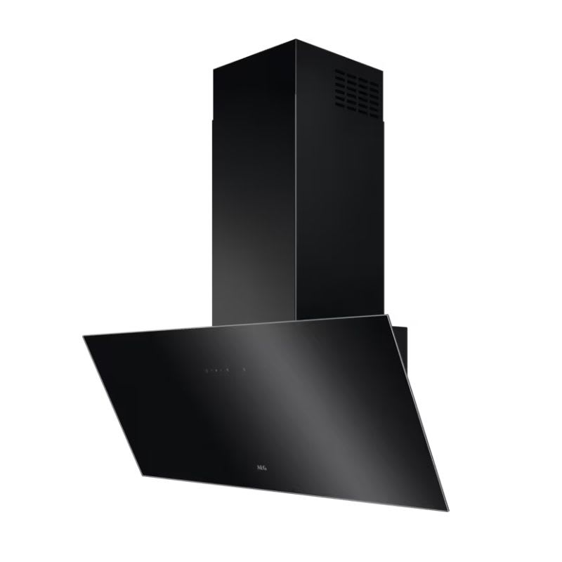 AEG Wanddampkap 90cm zwart glas A