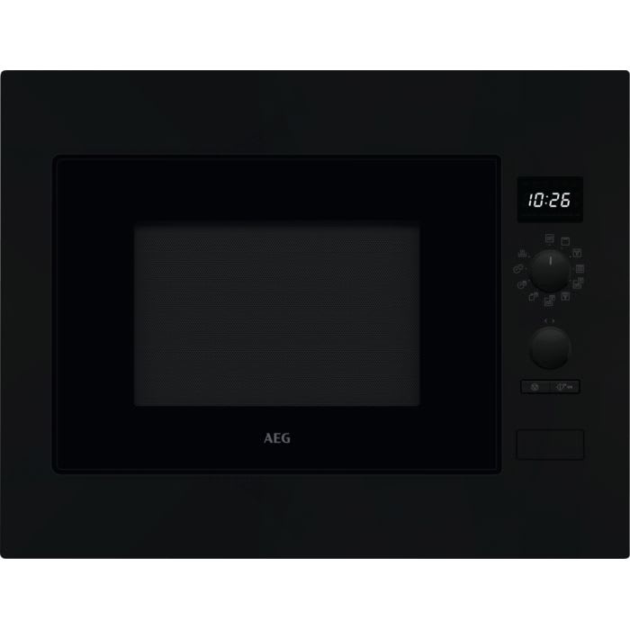 AEG Oven combi micro Compact 45cm zwart glas