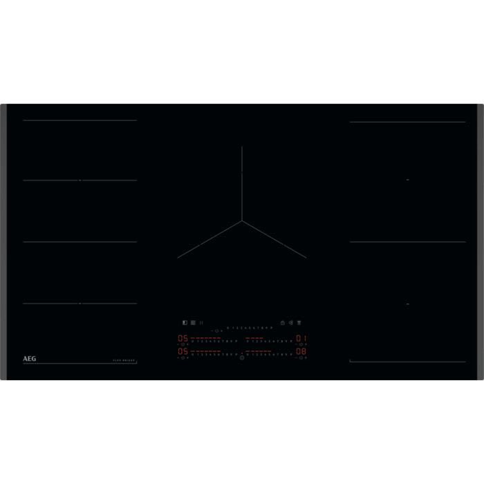 AEG Inductiekookplaat 90cm Flexbridge facet