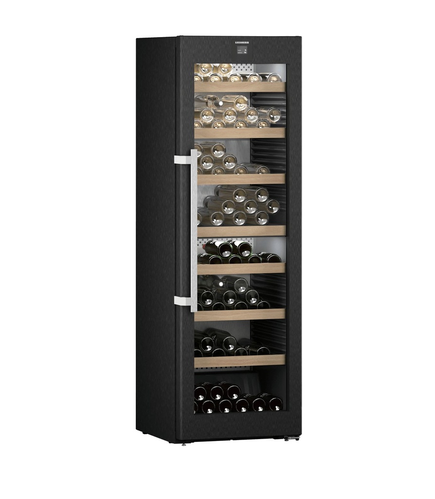 LIEBHERR Wijnklimaatkast 185cm Blacksteel F