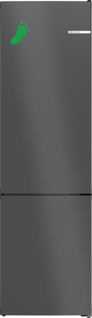 BOSCH Koelkast Combi bottom 203cm zwart A