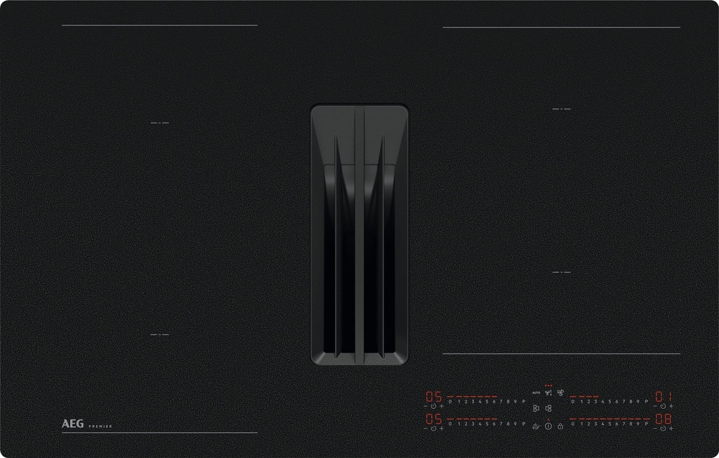 [PE7000S80] AEG Kookplaat 80cm met afzuiging SaphirMatt