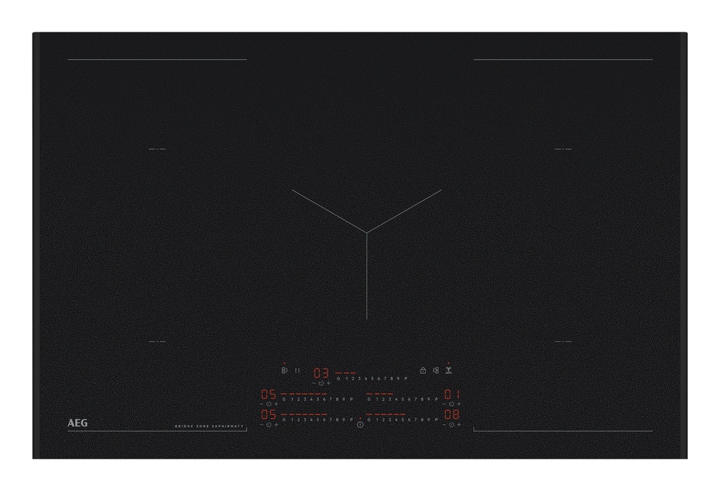 [NIK85M00AZ] AEG Kookplaat inductie 80cm SaphirMatt