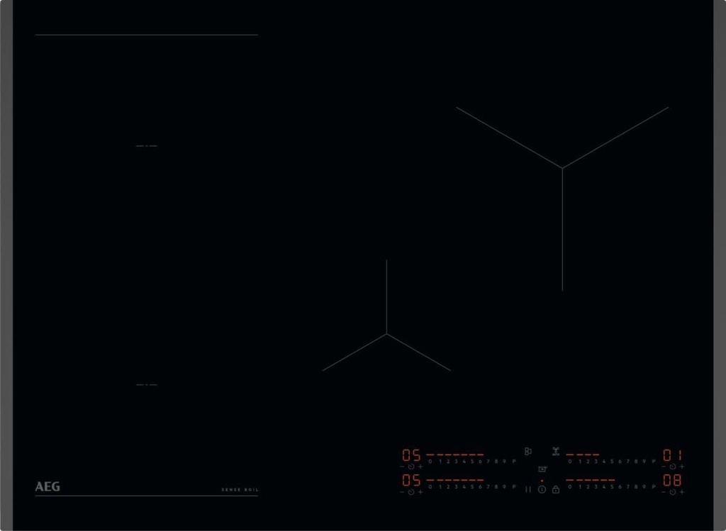 AEG Kookplaat inductie 71cm facetrand