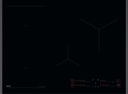 AEG Kookplaat inductie 71cm facetrand