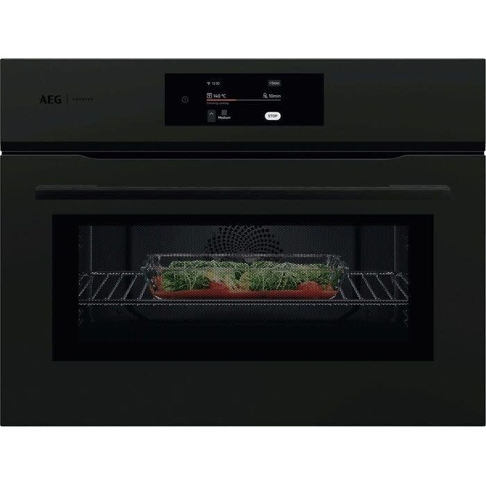 AEG Oven CombiQuick 45cm MattBlack