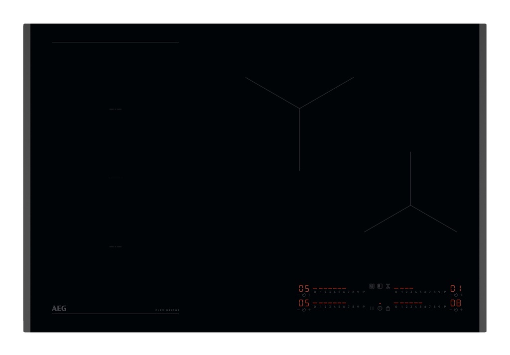 AEG Kookplaat inductie 80cm Flex Bridge