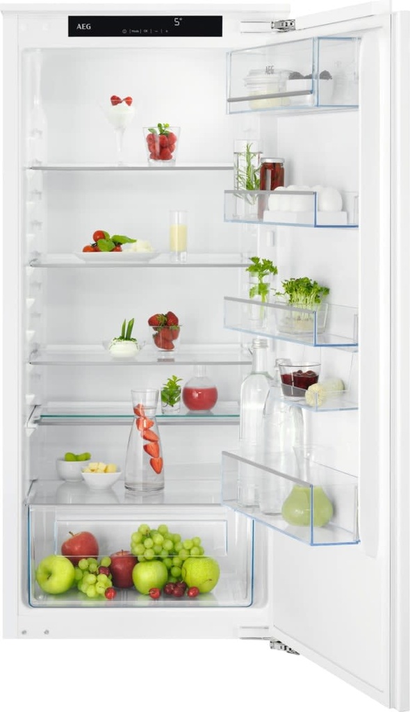 AEG Koelkast inb 122cm deur op deur E