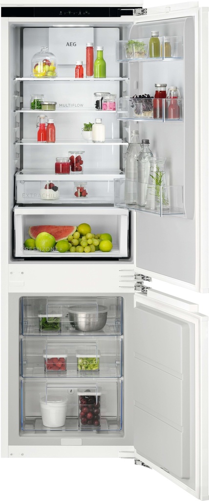 [OSC6M18FDF] AEG Koelkast Combi inb 178cm deur op deur D