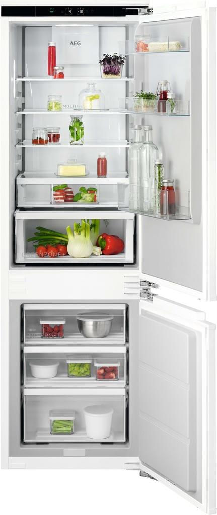 [TC7MS181CF] AEG Koelkast Combi inb 178cm deur op deur C