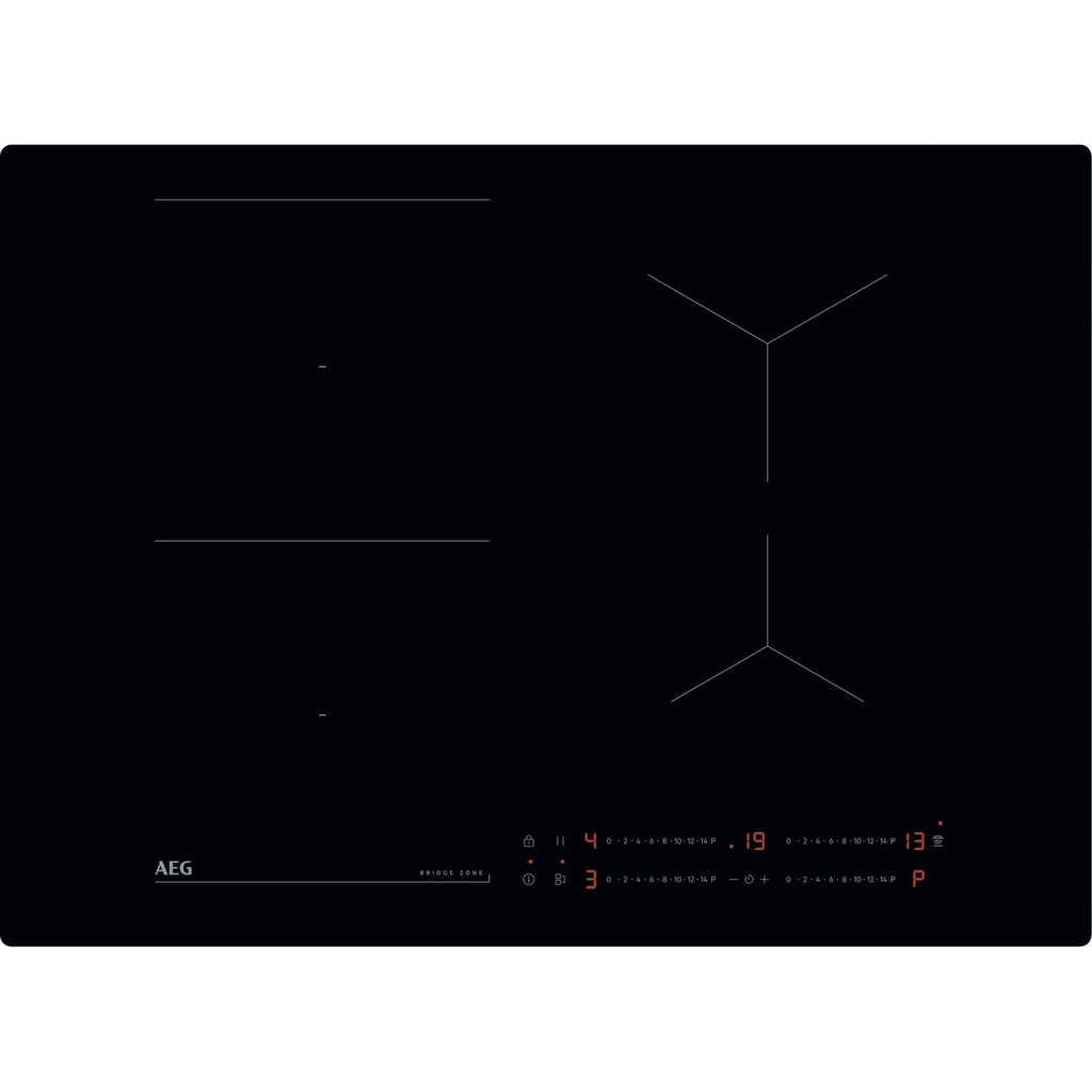 AEG Kookplaat inductie 71cm Bridge 4 zones