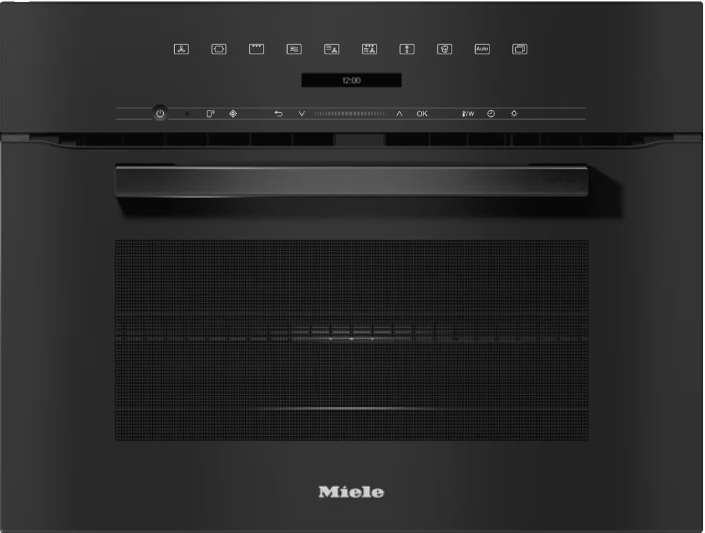MIELE Compacte oven met microgolfoven zwart