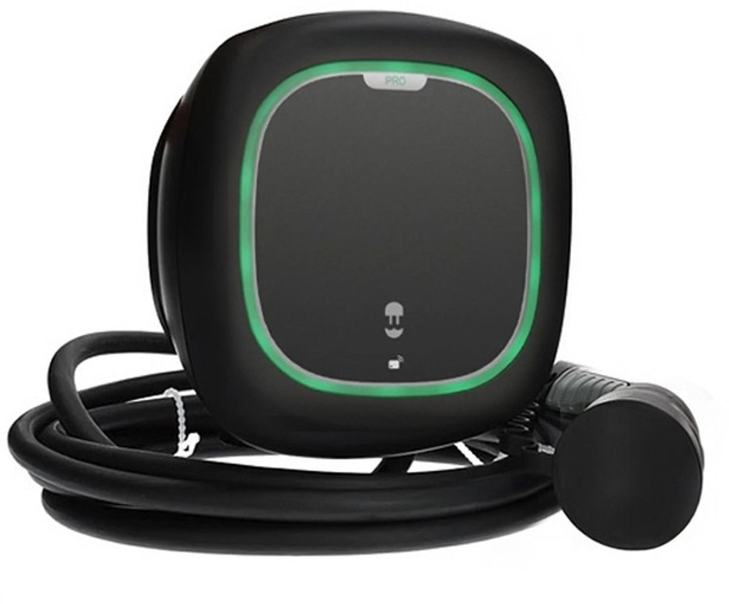 Wallbox Laadpaal Pulsar Pro (Max. 22kW / Kabel 7M / T2 / Zwart /4G + RFID + ecoSmart)