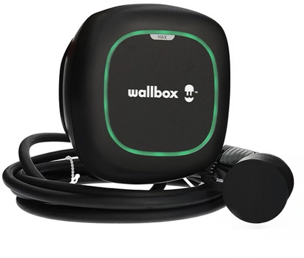 Wallbox Mât de charge Pulsar Max (Max. 22kW / Câble 7M / Connecteur T2 / Noir)