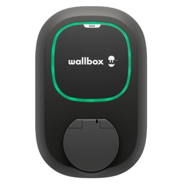 [PLP4-W-2-4-9-002] Wallbox Pulsar Max Socket EU 22kW w/shutter / Type2/ Zwart / 2% +Weld.Prot. +3P ecoSmart