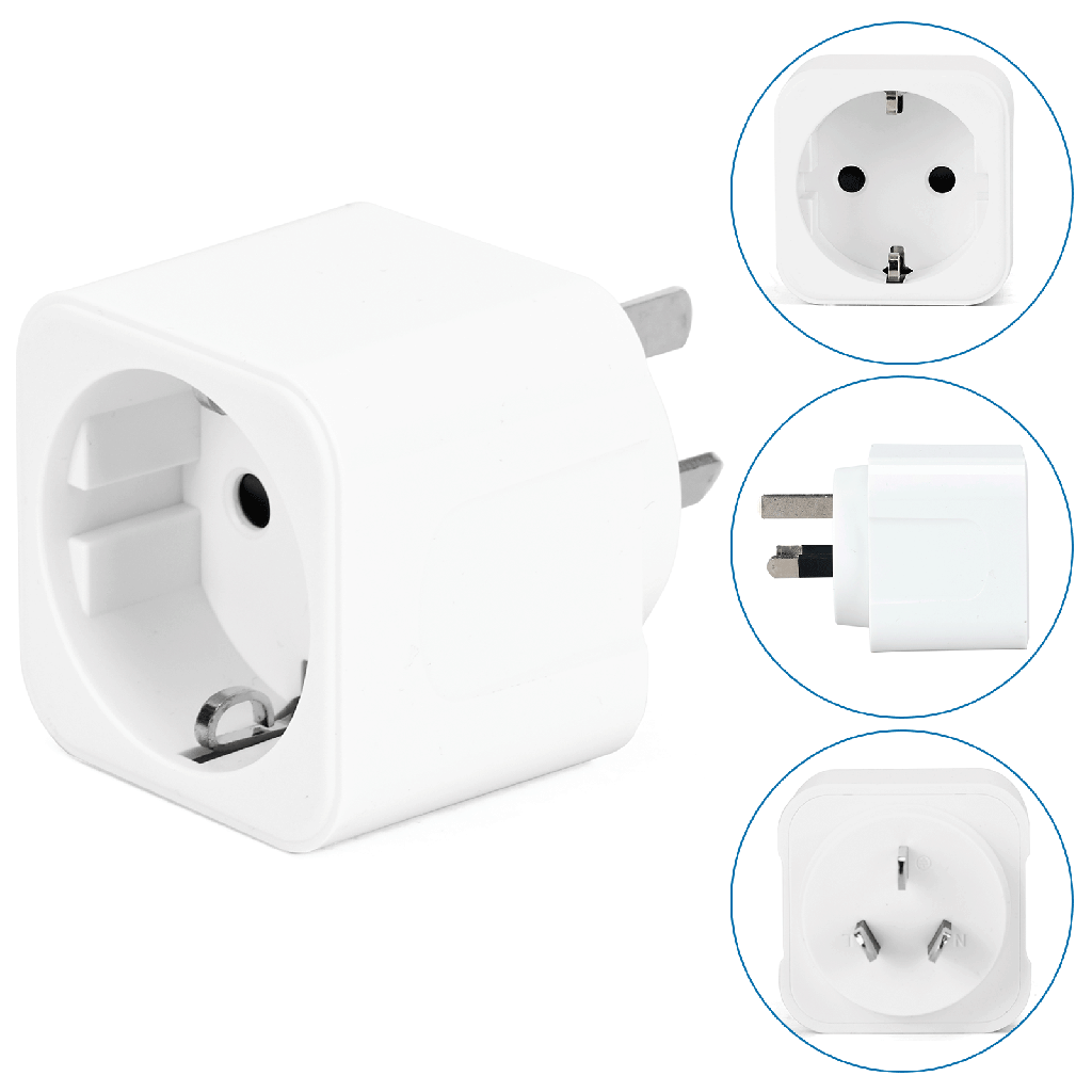 [B20102ABUZ] Reisadapter 1 op 1 Duitsland naar China