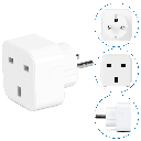 Reisadapter 1 op 1 UK naar Duits