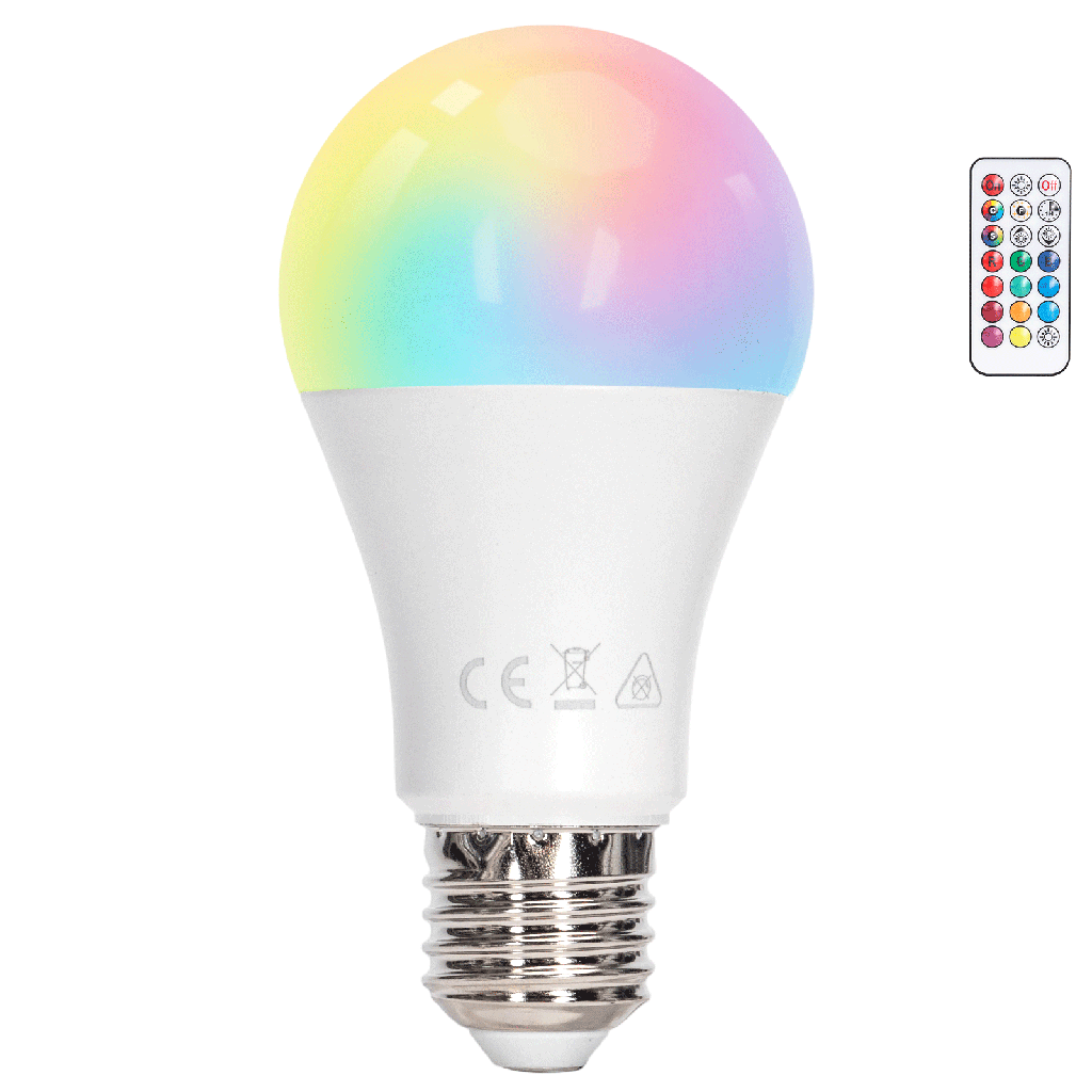 Aigostar LED Bulbs A60 E27,12W RGB