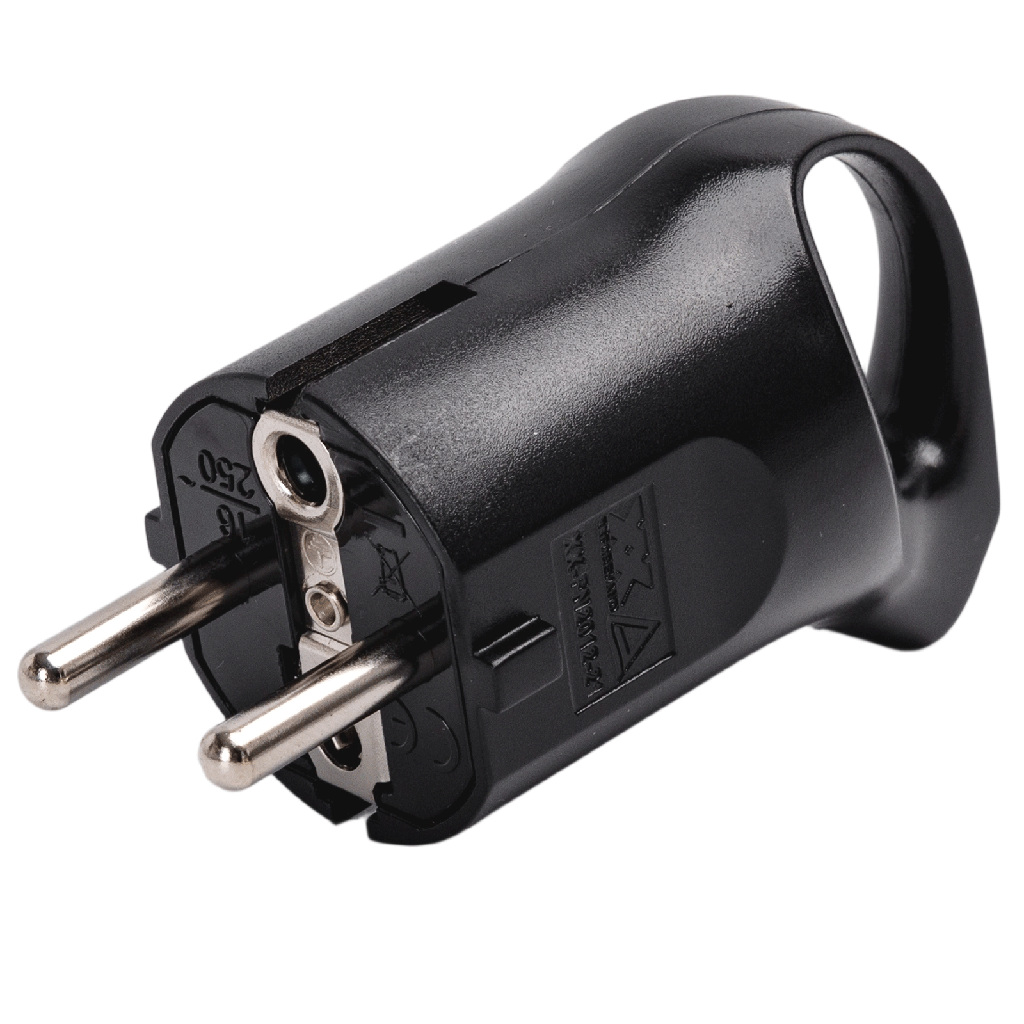 [B201034FH] Deutsch-französischer Stecker 16 A rund