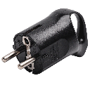 Duits-Frans bedraadbare stekker 16A rond