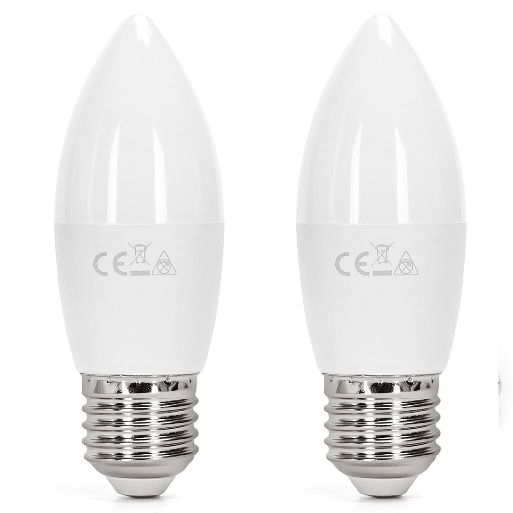 [B10105ACYY] LED Bulbs C37 E27,8W 6500K