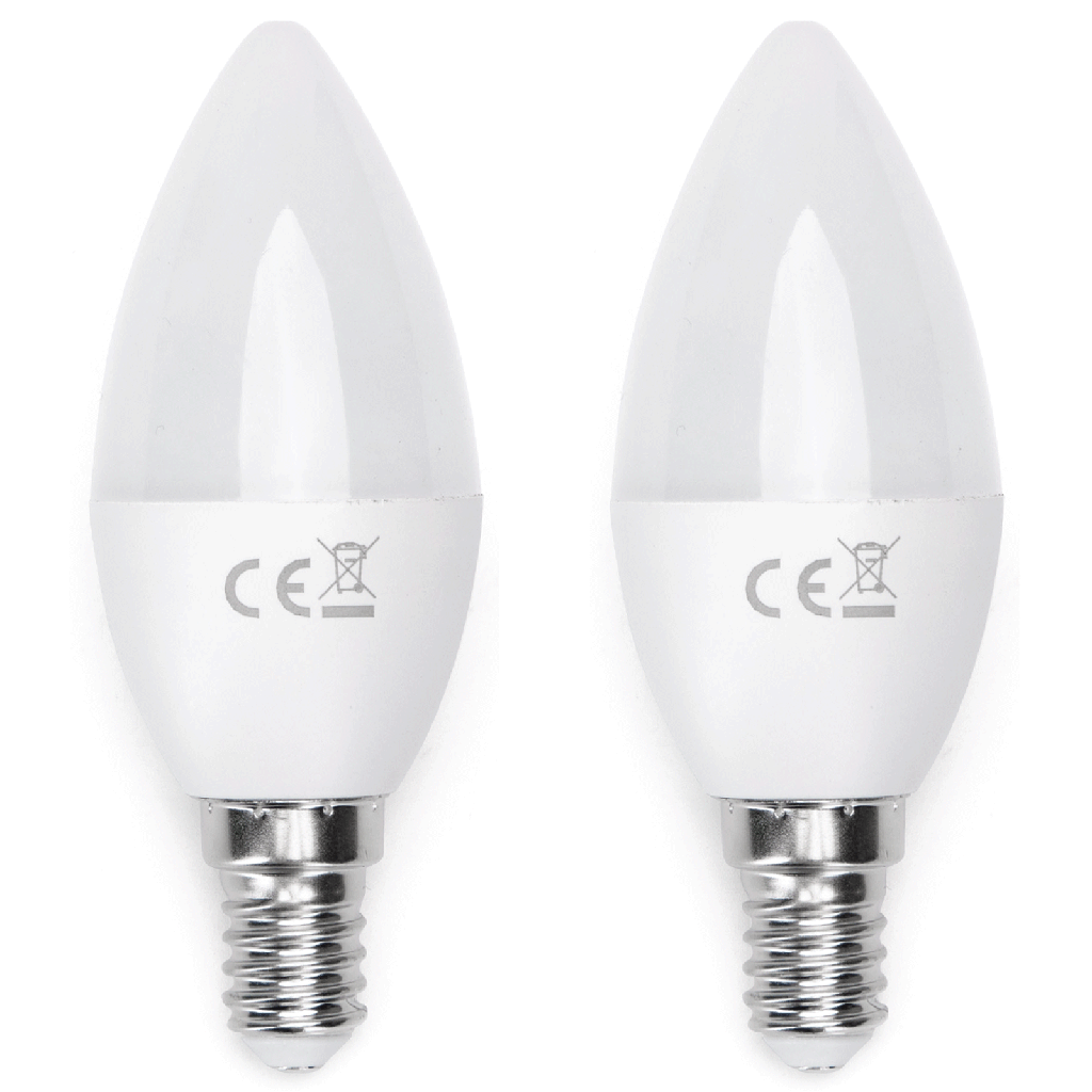 [B10105ACYW] LED Bulbs C37 E14,8W 3000K