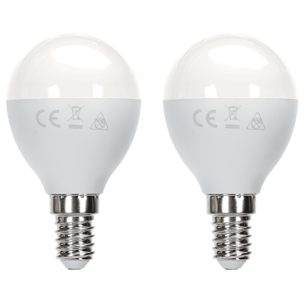 [B1010528O] Aigostar LED lamp G45,11W 3000K 1060lm E14,2pcs
