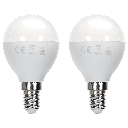 LED lamp G45,11W 3000K 1060lm E14,2pcs