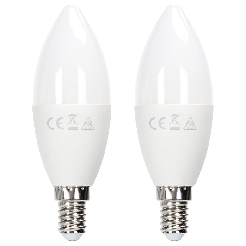 [B1010527T] LED C37  E14 12W 1170lm 6500K 2 unités