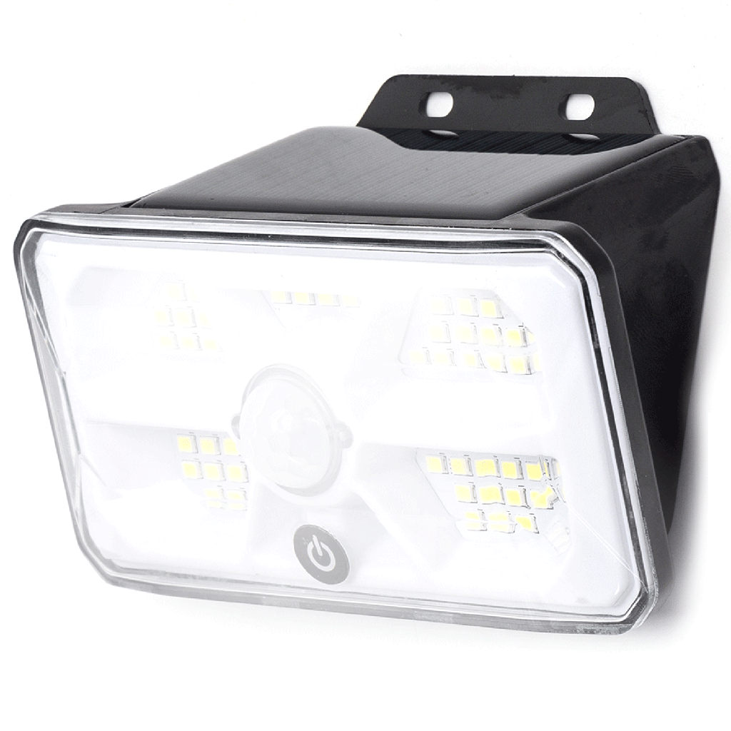 [B1020136L] Appliques solaires Détecteur Éclairage de zone Éclairage à sept grilles 6500K