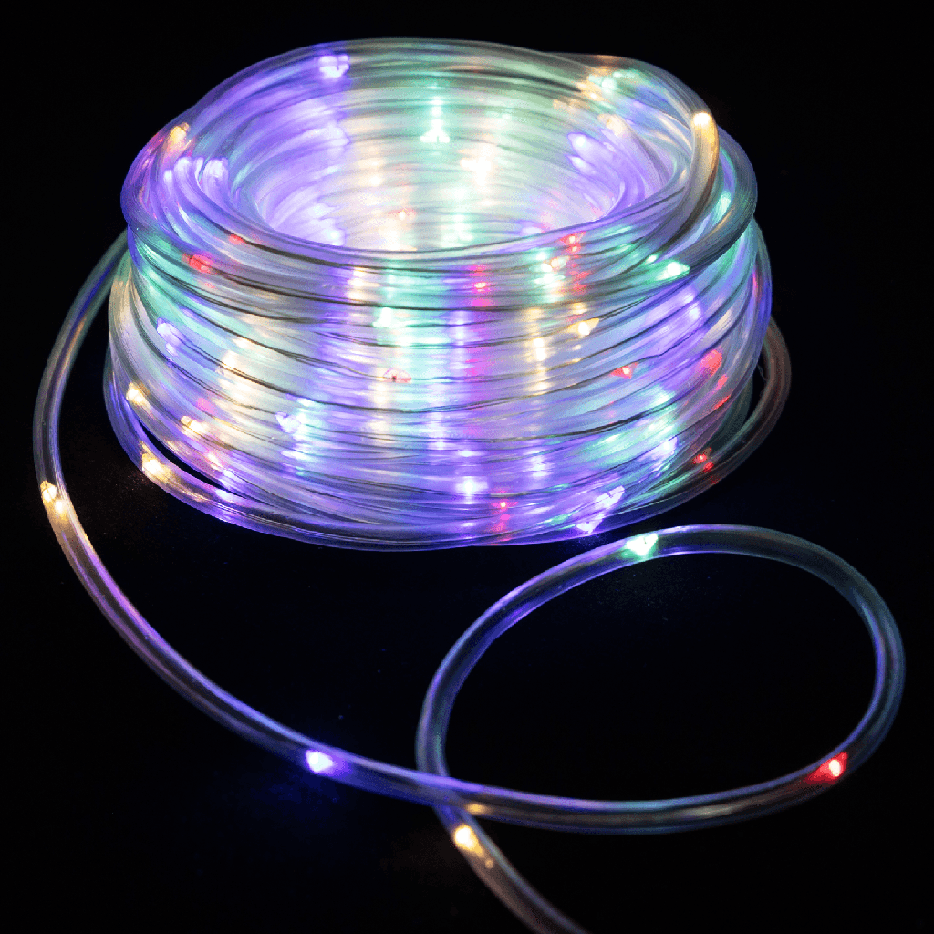 Aigostar Lichtrookbuis van -Φ5mm met laag voltage RGBY 5m IP44 Binnen/Buiten