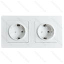 Deux prises schuko encastrées