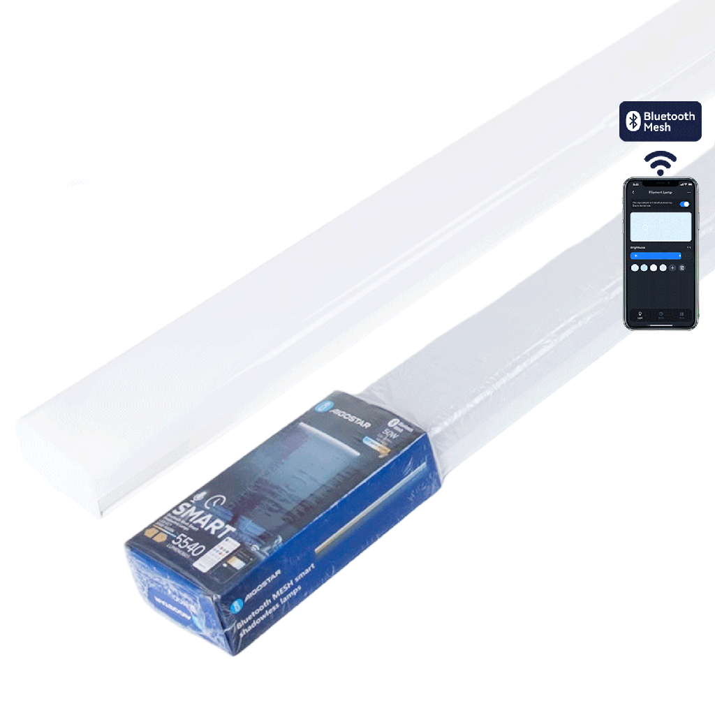 Slimme schaduwloze lampen met Bluetooth Mesh 50W 1,5m 6500K