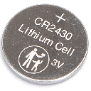 Knoopcelbatterij CR2430,3V 2st