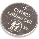 Knoopcelbatterij CR1620,3V 2st