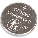 Knoopcelbatterij CR1620,3V 5st