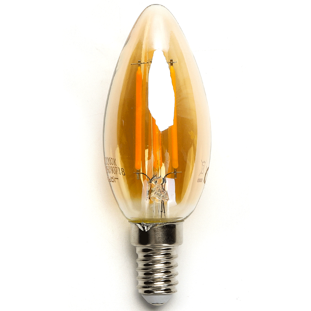 [B10106QQ1] Aigostar LED Gloeilamp (Amber) C35 E14,8W