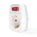 Aigostar Duitse stopcontactsplitter recht 1 naar 1 16A