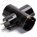 Duitse stopcontactsplitter 1 naar 3 16A kolom