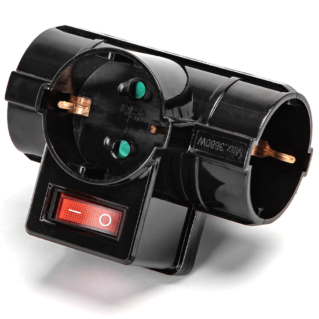 [B20102R66] Duitse stopcontactsplitter 1 naar 3 16A kolom