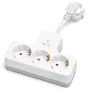 Duitse stekkerdoos 3-input 5cm korte kabel