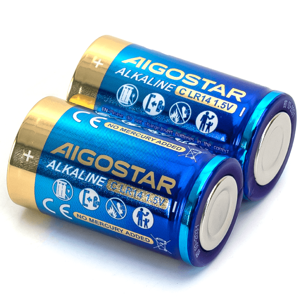 Aigostar Alkaline batterij LR14 (C) 1.5V 2st