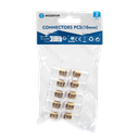 Lasklemmen PC5 (10mm) (2 stks) doorzichtig & brons